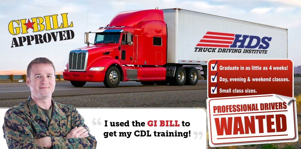 Use Your GI Bill for Truck Driving School